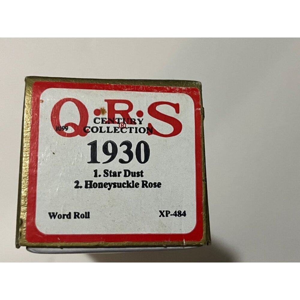 QRS Player Piano Century Collection 1930 Star Dust, Honeysuckle Rose